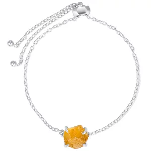 Bratara din argint Silver Piece of Citrin