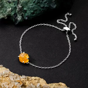 Bratara din argint Silver Piece of Citrin