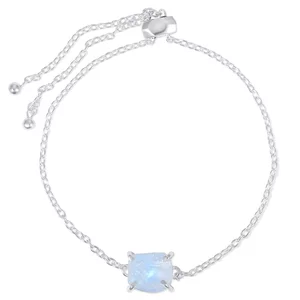Bratara din argint Silver Piece of Moonstone