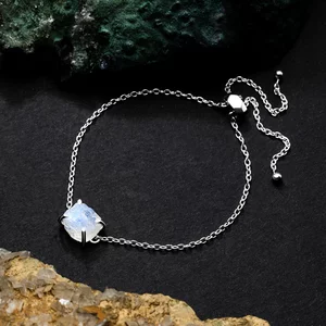 Bratara din argint Silver Piece of Moonstone
