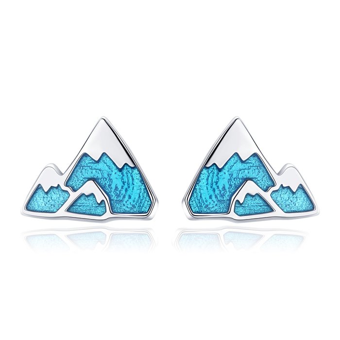 Cercei din argint blue iceberg