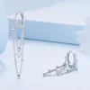 Cercei din argint Cristal Chains picture - 6