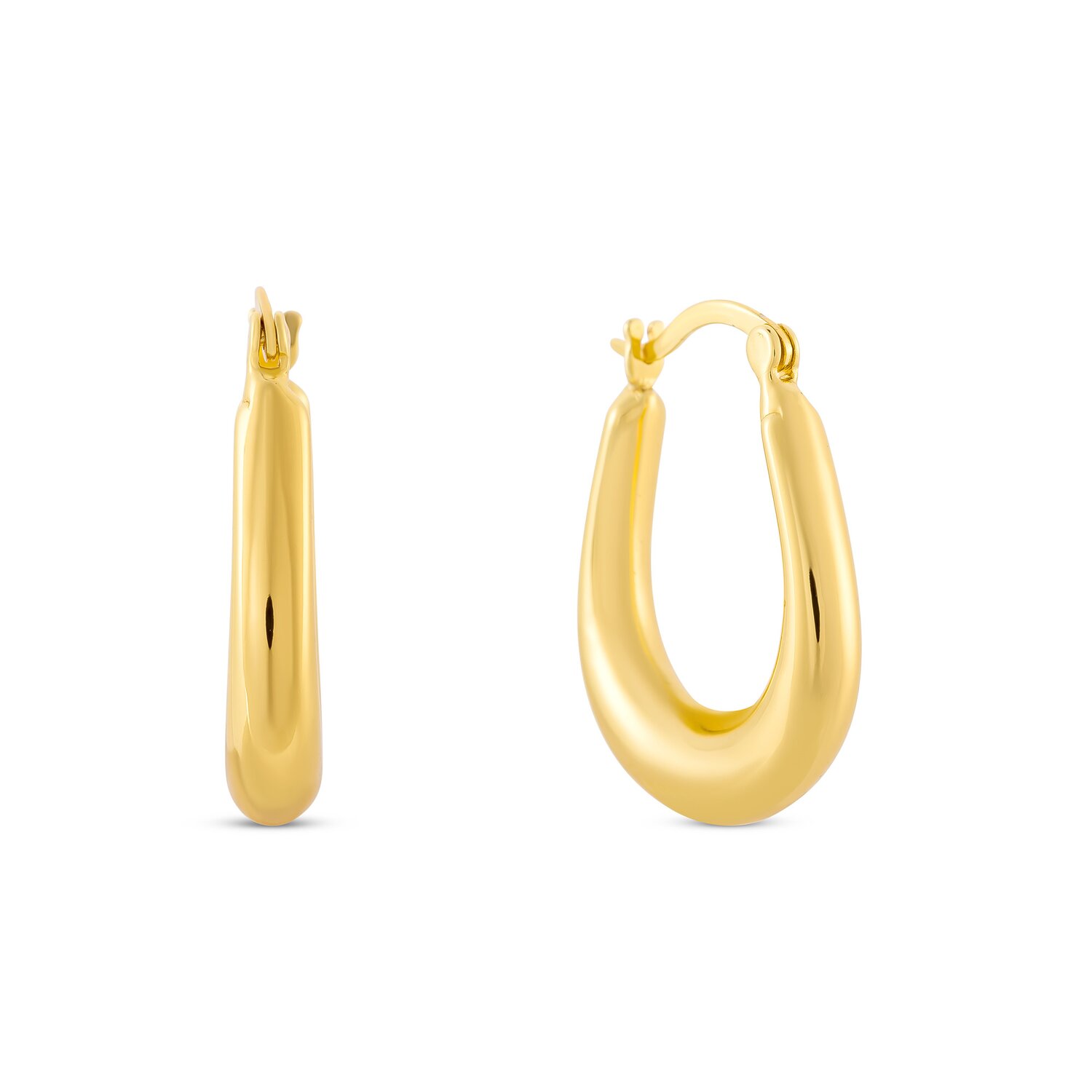 EdenBoutique Cercei din argint Golden Dream
