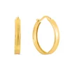 Cercei din argint Golden Light Hoops picture - 1