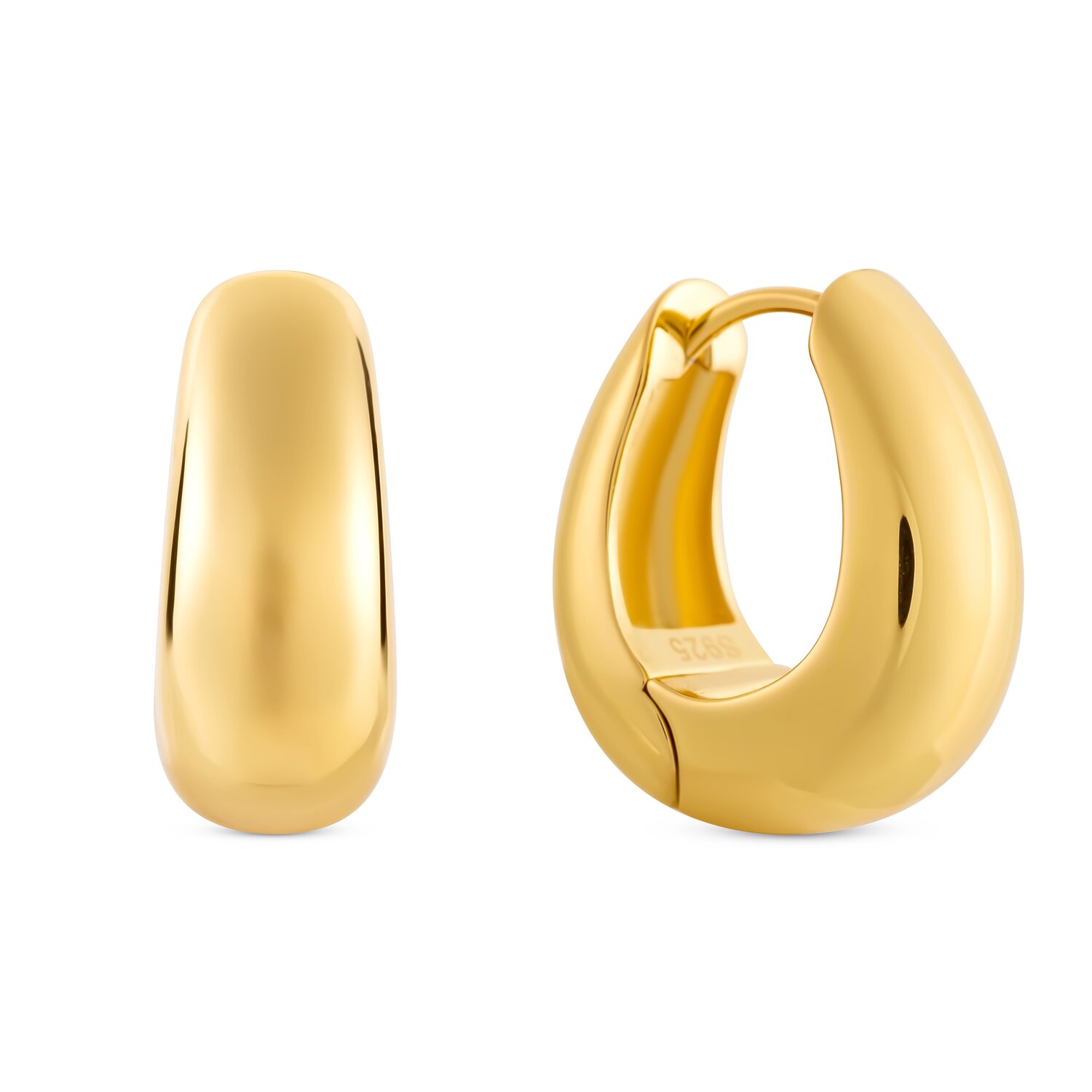 EdenBoutique Cercei din argint Golden Mexican Look