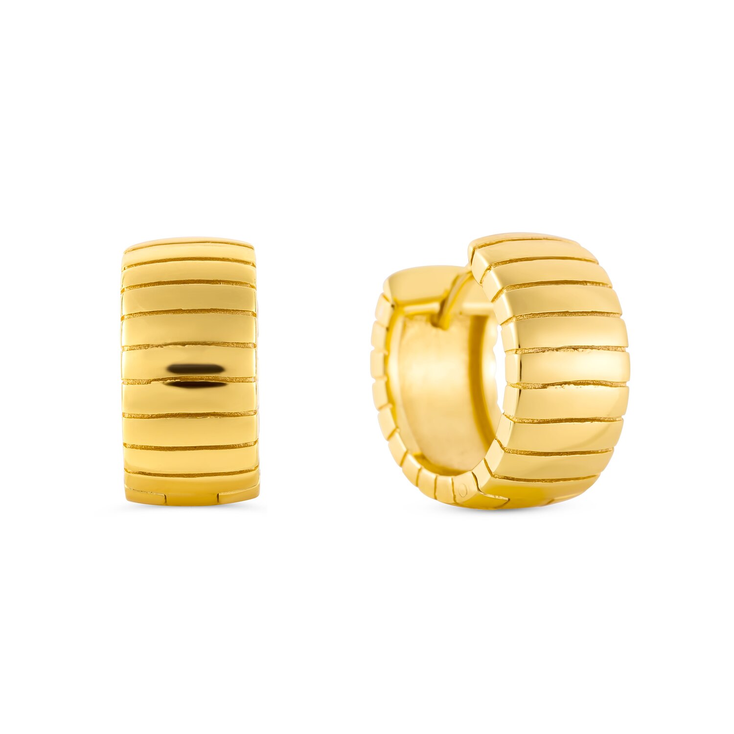 EdenBoutique Cercei din argint Golden Minimalism Earrings
