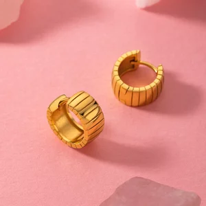 Cercei din argint Golden Minimalism Earrings