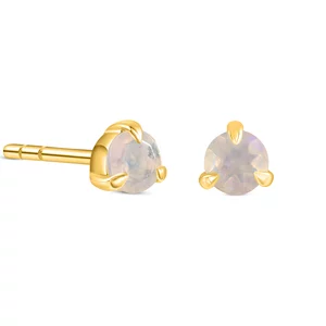 Cercei din argint Golden Opal Stud
