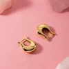 Cercei din argint Golden Shape picture - 2