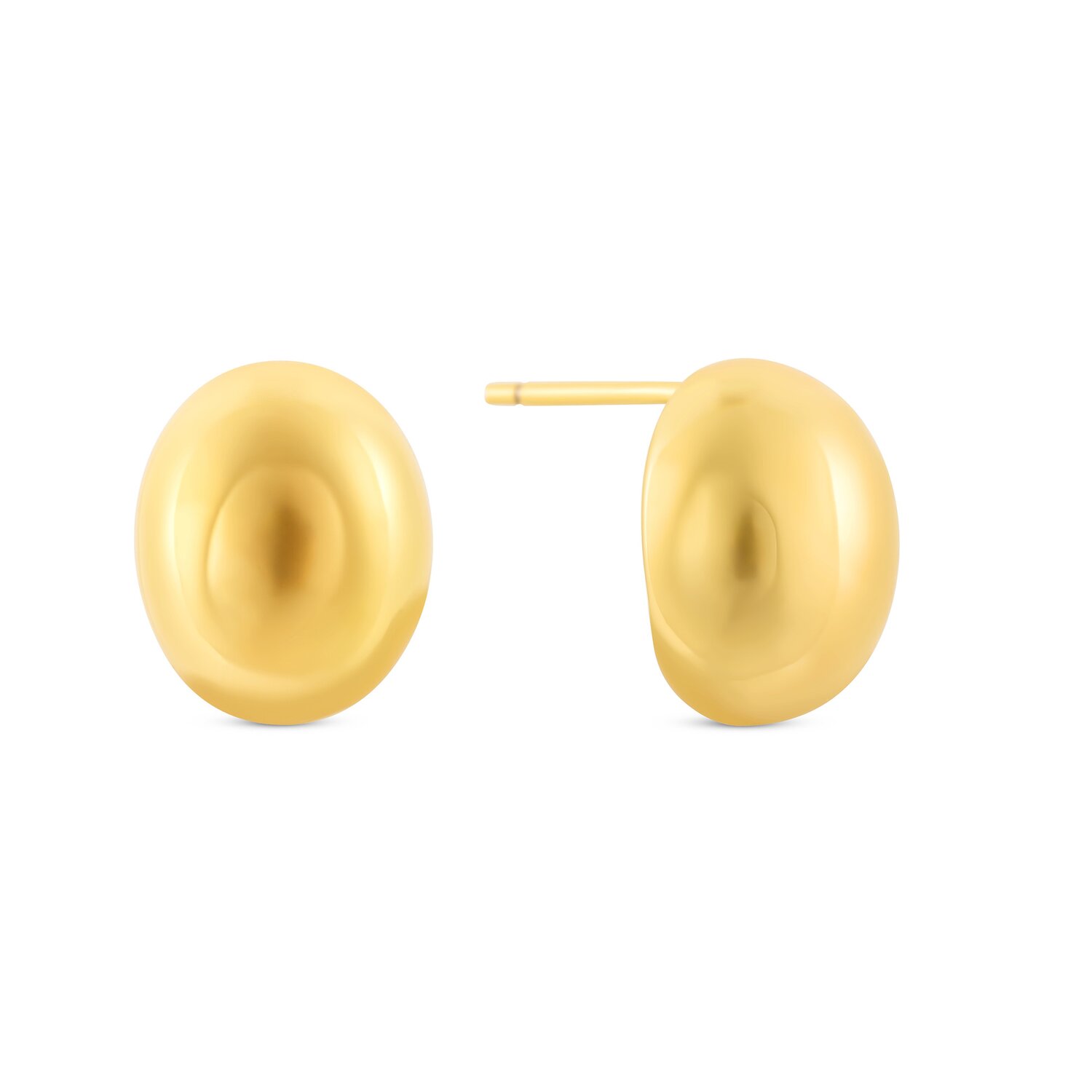EdenBoutique Cercei din argint Golden Shiny Dots