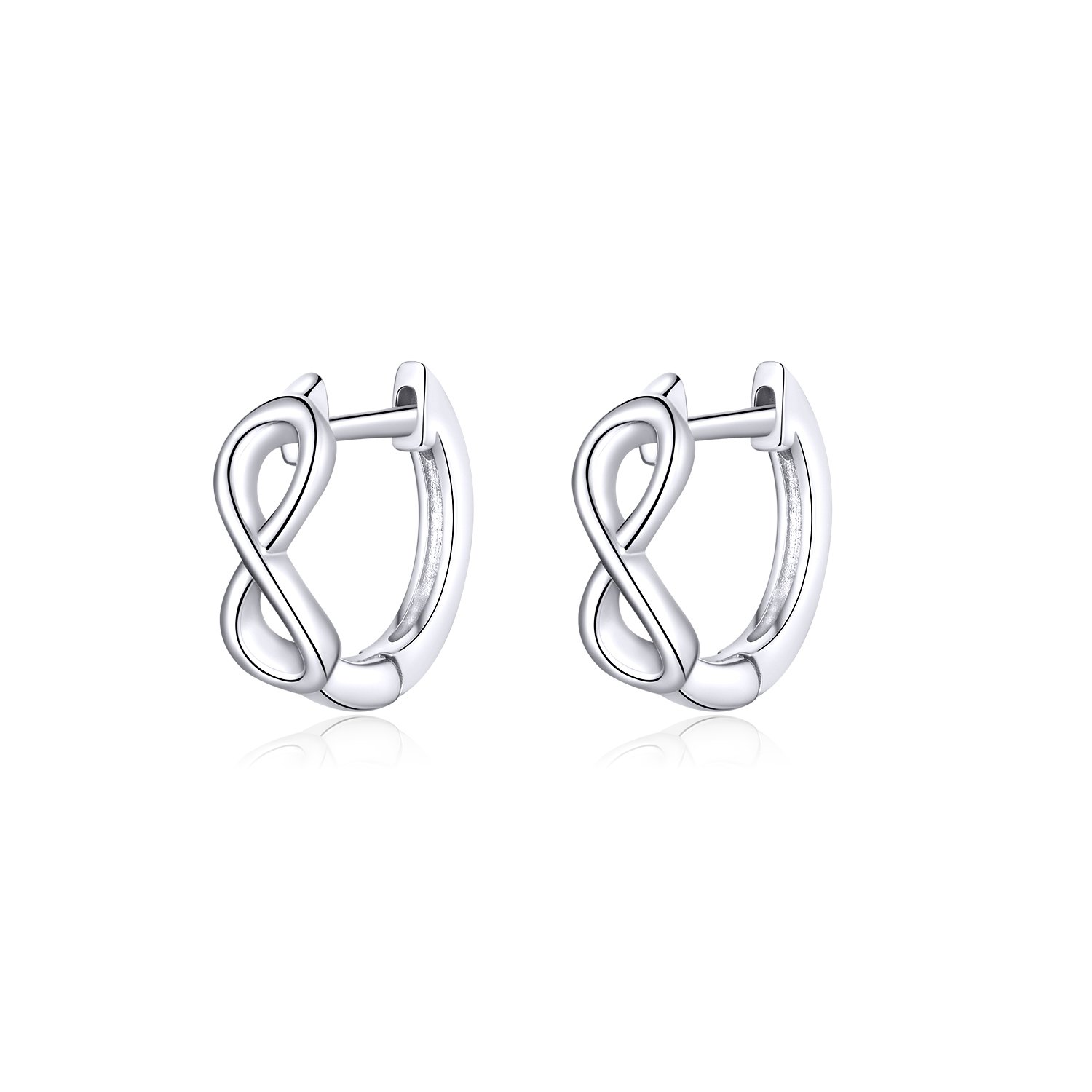 Cercei din argint infinite little hoops
