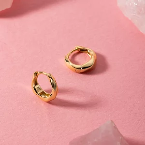 Cercei din argint Lovely Small Hoops