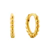 Cercei din argint Medium Tiny Hoops picture - 1