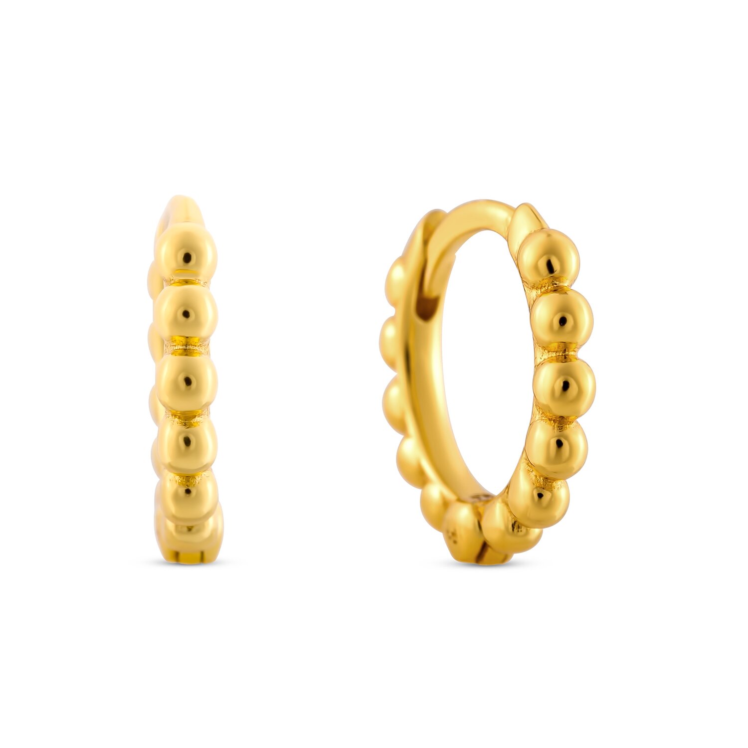 EdenBoutique Cercei din argint Medium Tiny Hoops