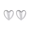 Cercei din argint Mini Simple Heart picture - 1