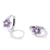 Cercei din argint Precious Purple Flowers picture - 2