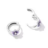 Cercei din argint Precious Purple Flowers picture - 4