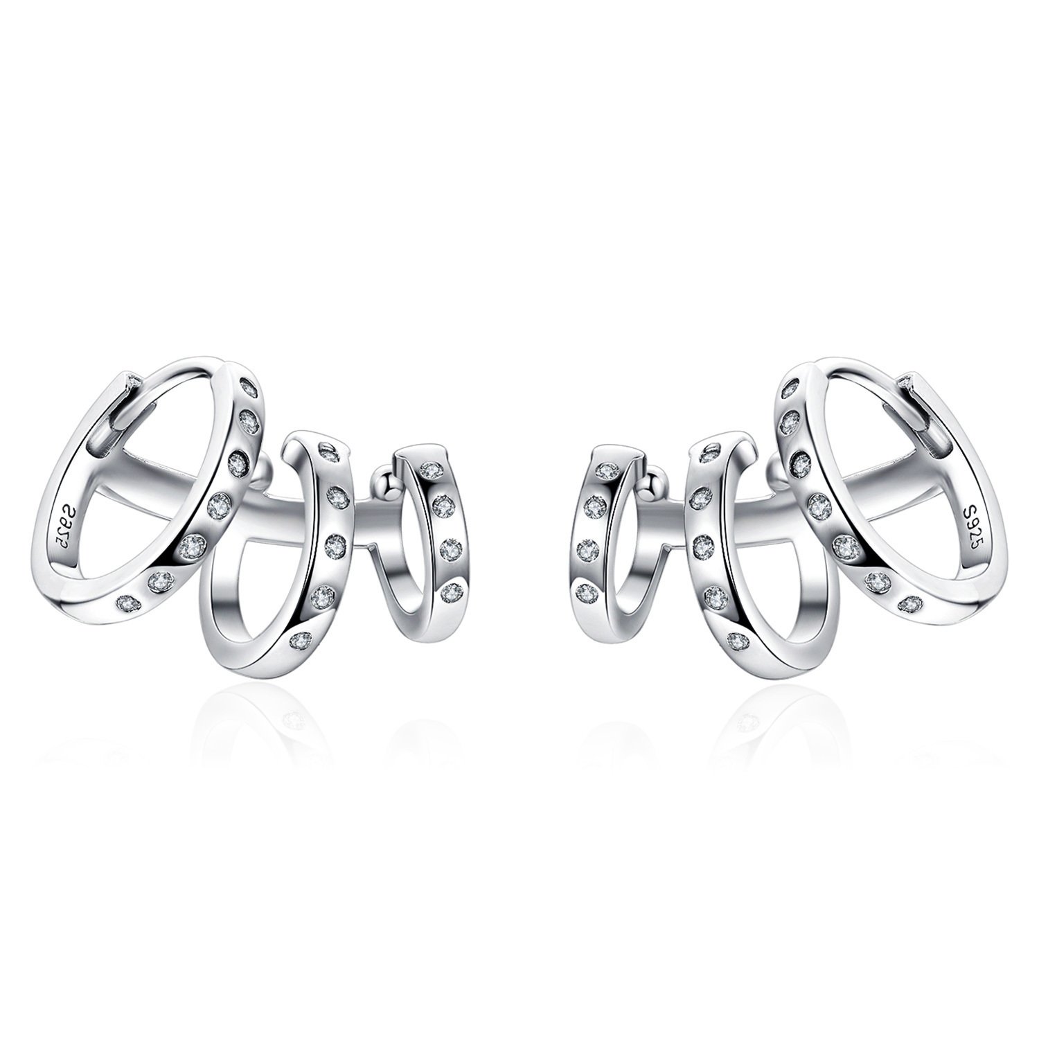 Cercei din argint silver cuffs