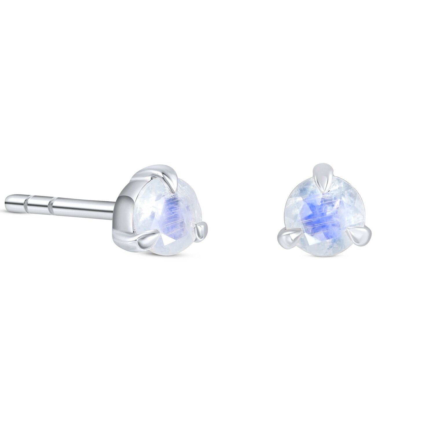 Cercei din argint Silver Moonstone Stud