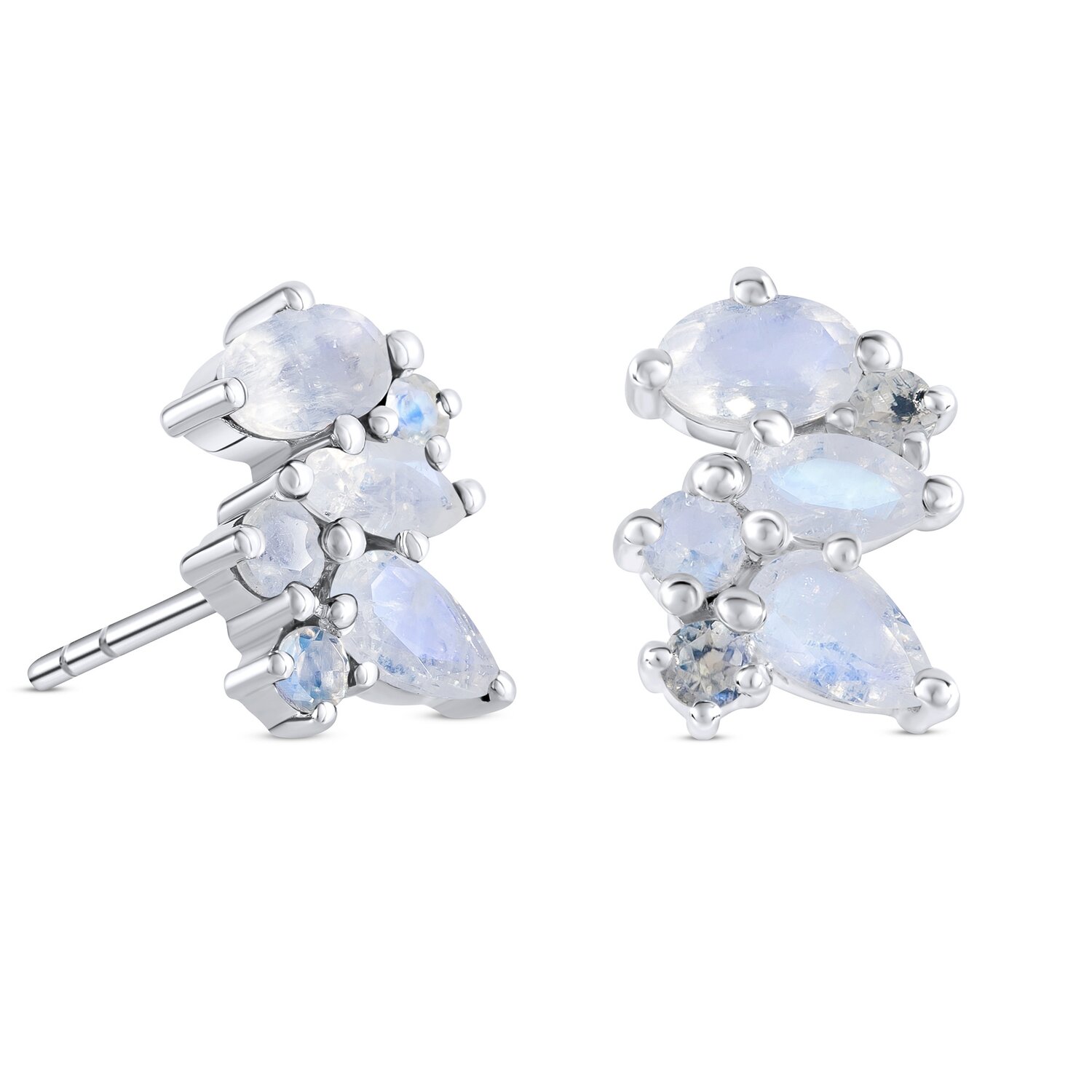 Cercei din argint Silver Mystic Moonstone