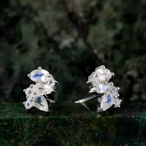 Cercei din argint Silver Mystic Moonstone