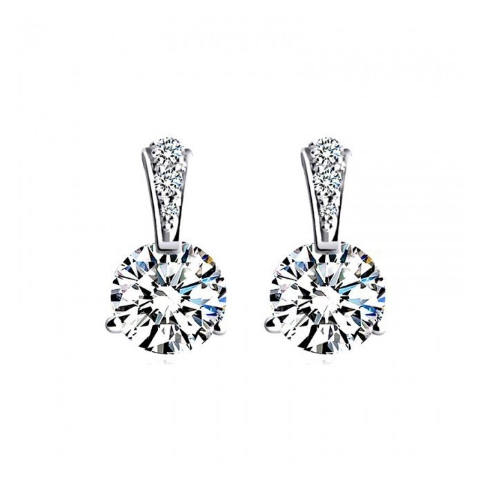 Cercei din argint silver rain drop