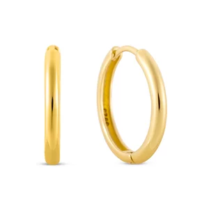 Cercei din argint Simple Big Hoops