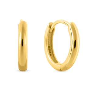 Cercei din argint Simple Medium Hoops