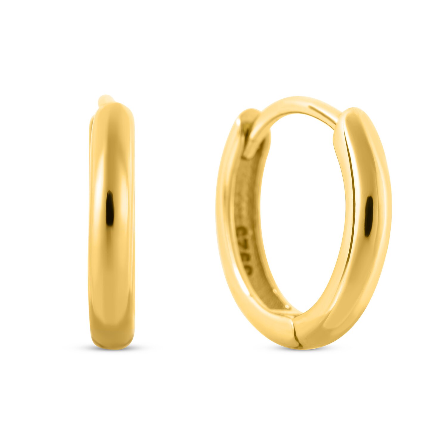 EdenBoutique Cercei din argint Simple Medium Hoops