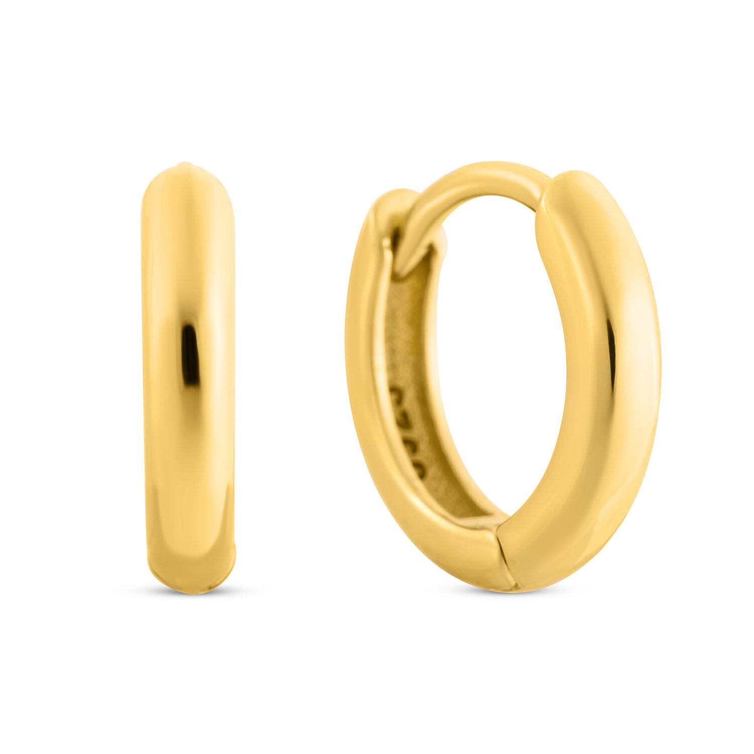 EdenBoutique Cercei din argint Simple Small Hoops