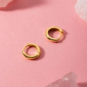 Cercei din argint Simple Small Hoops