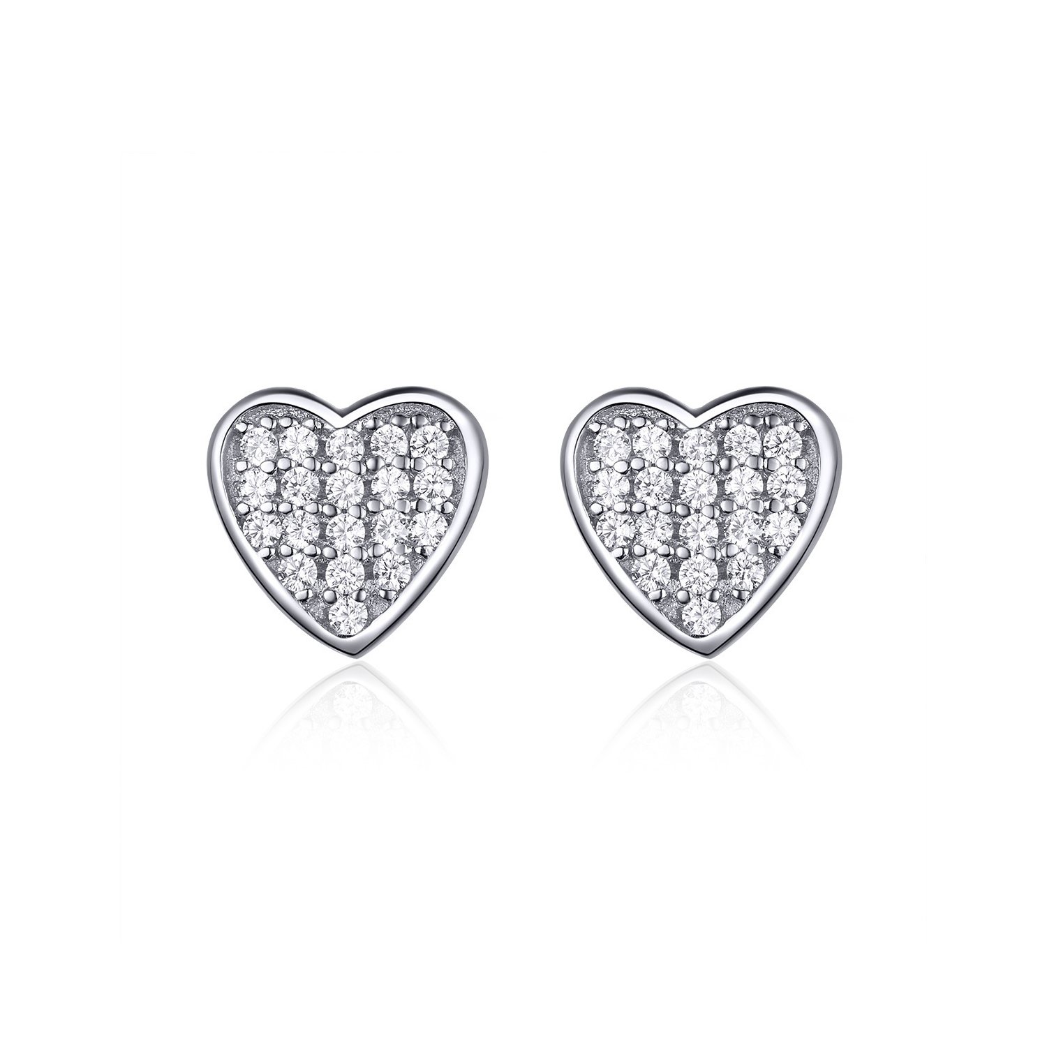 Cercei din argint small hearts