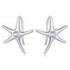 Cercei din argint Starfish picture - 1