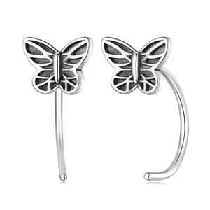 Cercei din argint Tailed Butterflies