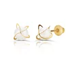 Cercei din aur 14K Caged Pearls picture - 1