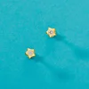 Cercei din aur 14K pentru copii Small Stars and Crystal picture - 3