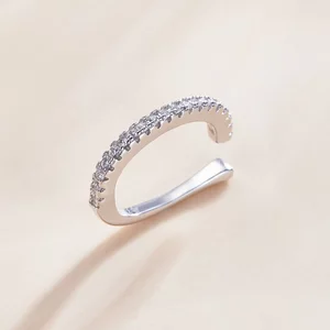 CERCEL din argint Crystal Studded Clip