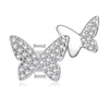 CERCEL din argint Double Studded Butterflies picture - 1