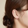 CERCEL din argint Golden Ear Clip Hoops picture - 2