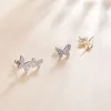 CERCEL din argint Studded Butterfly picture - 5