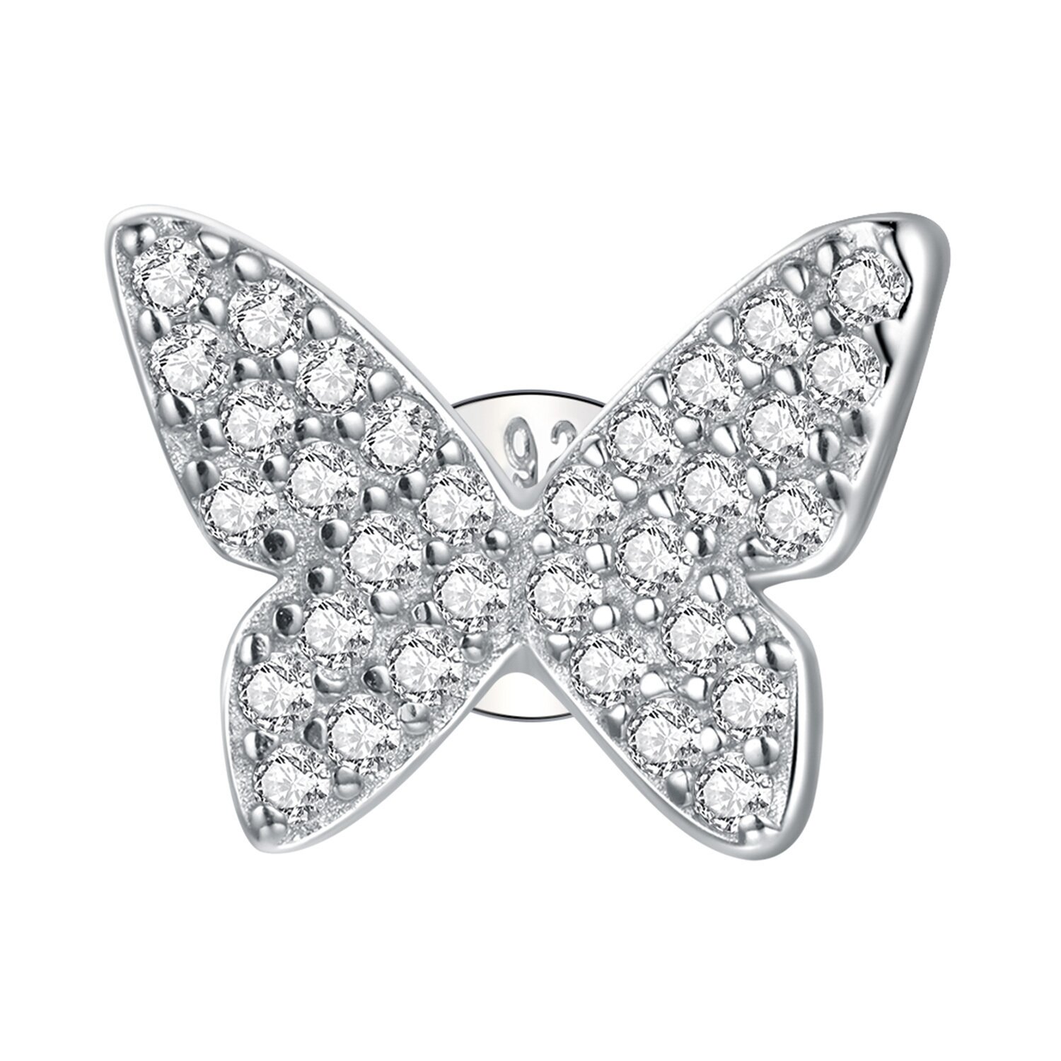 CERCEL din argint Studded Butterfly