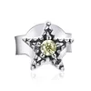 CERCEL din argint Yellow Spiked Star picture - 1