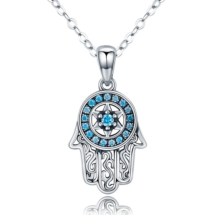 Colier din argint 925 blue fatima