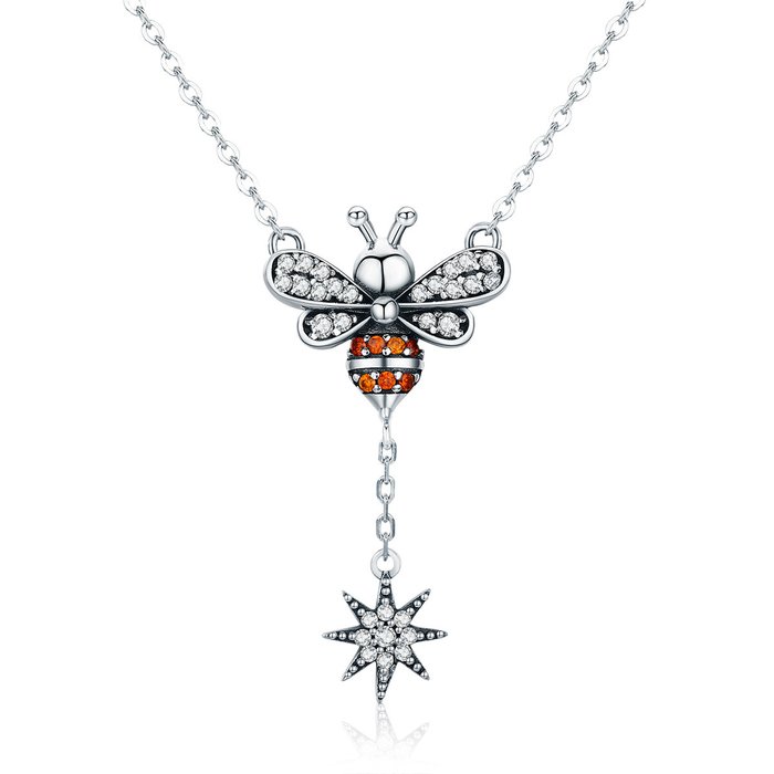Colier din argint 925 crystal little bee