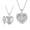 Colier din argint Custom Photo Glamour Heart picture - 5