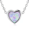 Colier din argint Lovely Pink Opal picture - 1