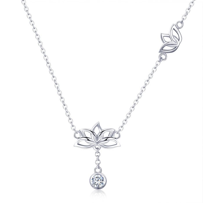 Colier din argint lucky lotus