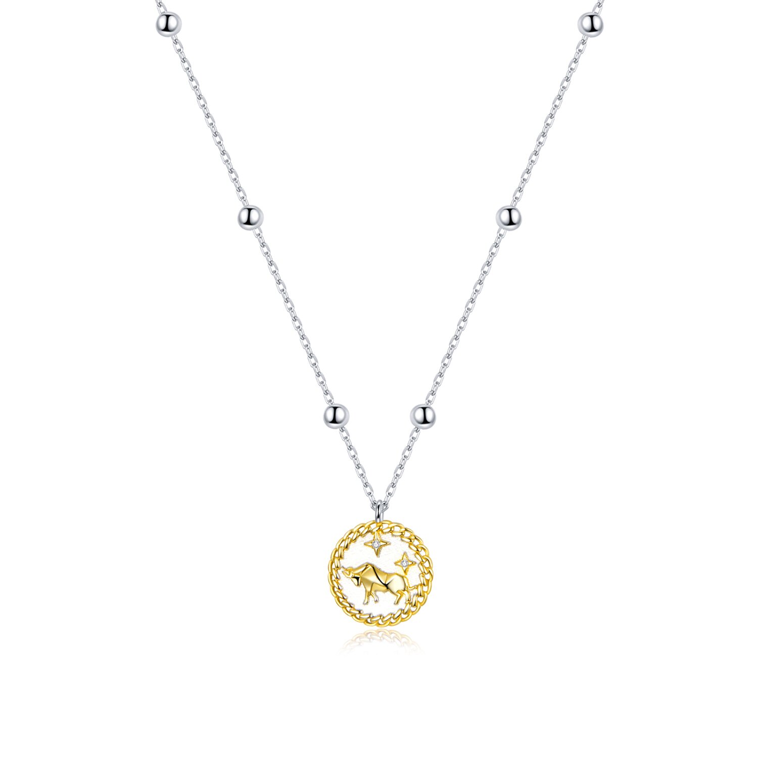 Colier din argint lucky zodiac