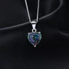 Colier din argint Mystic Topaz Heart picture - 4