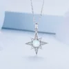 Colier din argint Opal Star and Cristals picture - 6